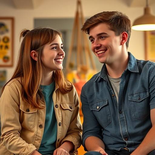Affiche de la série Irresponsable, montrant un adolescent et un adulte dans une situation comique.