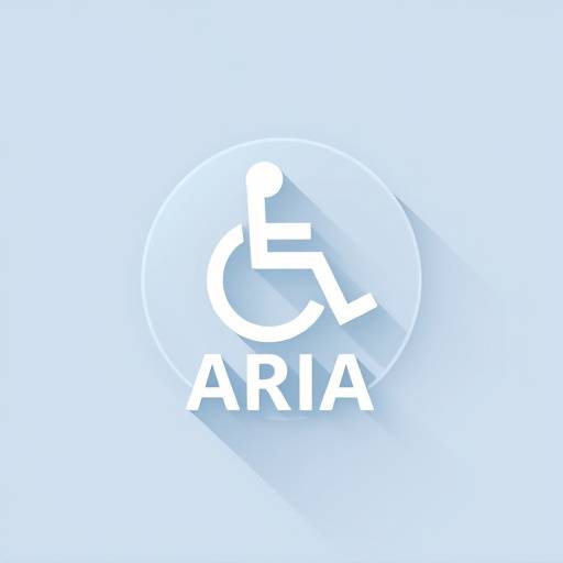 Icône d'accessibilité avec le logo ARIA