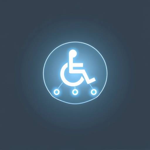 Icône d'accessibilité représentant une structure hiérarchique